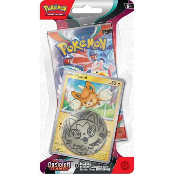 Scarlet & Violet: Obsidian Flames- Booster Blister (1 Booster) Pawmi - English