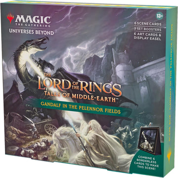 Gandalf in the Pelennor Fields - Lord of the Rings scene box