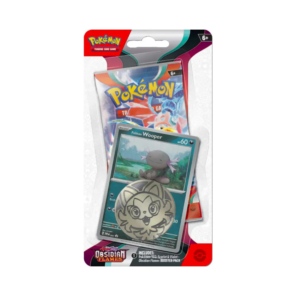 Scarlet & Violet: Obsidian Flames - Booster Blister (1 Booster) Paldean Wooper - English