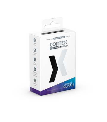 Ultimate Guard - Cortex Sleeves Standard Size - Matte Black 100pk